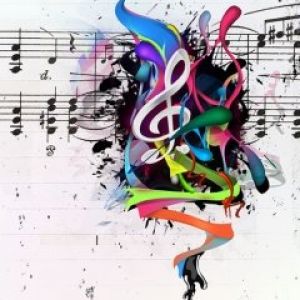 Notas Musicais Coloridas