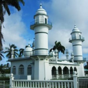 Linda arquitetura de mesquita