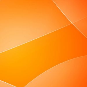 Design Abstrato Laranja Vibrante