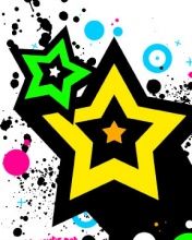 Padrões de Estrelas Coloridas