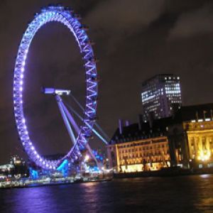Vista Noturna da London Eye