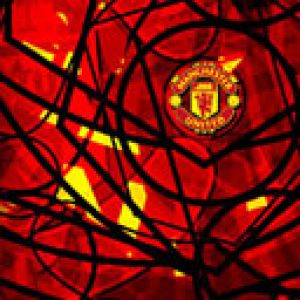 Design Abstrato Manchester United