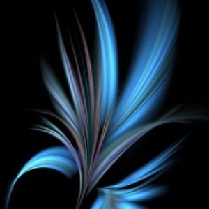 Design Abstrato Azul Elegante