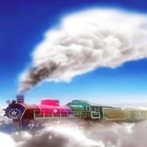 Trem Fantástico Colorido
