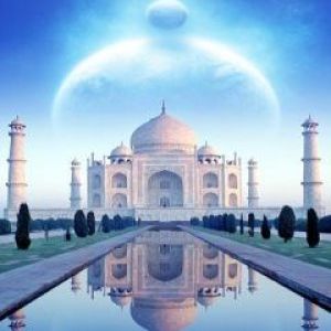 Reflexo do Taj Mahal no Espaço