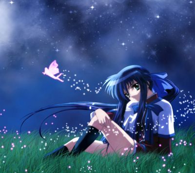 Garota Anime com Fada