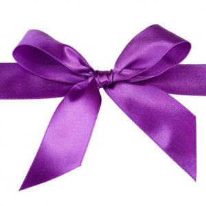 Laço de Cetim Roxo