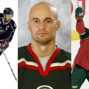 Jogadores de Hockey em Ação