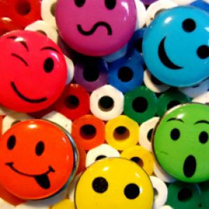 Botões Emoji Coloridos