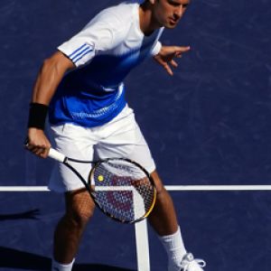 Foto de Ação de Jogador de Tênis