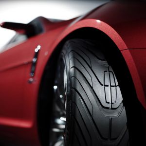Carro Esportivo Vermelho Elegante
