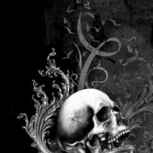 Arte de Caveira com Design Floral