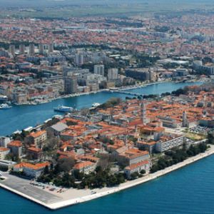 Vista Aérea de Split, Croácia