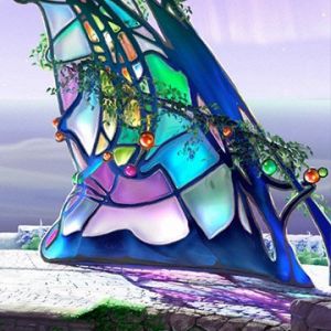Arte de Borboleta Fantástica Colorida