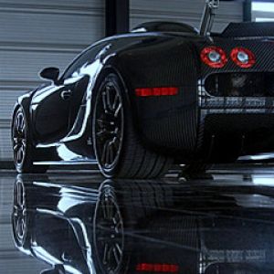 Carro Esportivo Preto Elegante