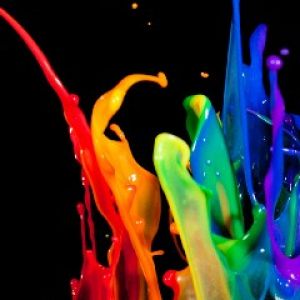 Arte de Splash Colorido