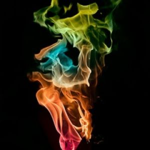 Arte de Fumaça Colorida