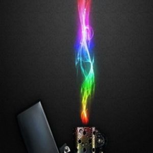 Fumaça Colorida de Isqueiro