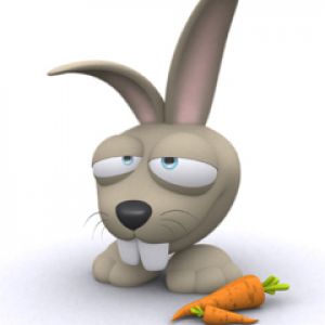 Coelho de Desenho Animado Fofo