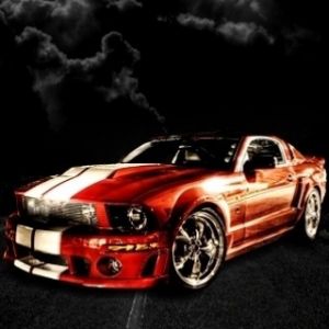 Mustang GT Vermelho