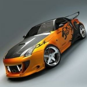 Carro Esportivo Modificado Estiloso