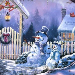Encantadores Bonecos de Neve