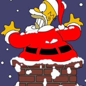 Diversão de Natal do Homer Simpson