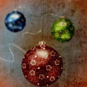Enfeites de Natal Coloridos