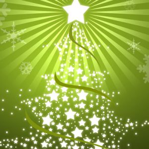Árvore de Natal com Estrelas