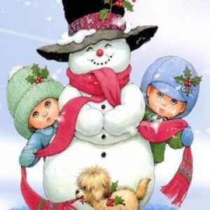 Boneco de Neve Natalino Fofo