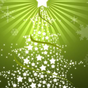 Design de Árvore de Natal Brilhante