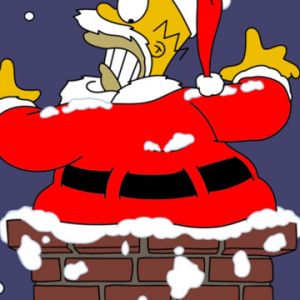 Diversão de Natal do Homer Simpson