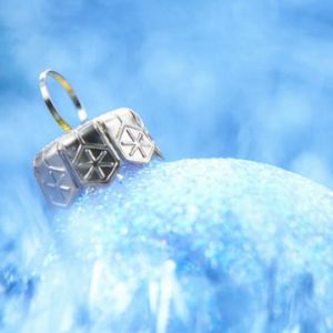 Ornamento de Natal Azul