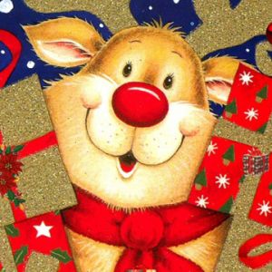 Rena de Natal Alegre