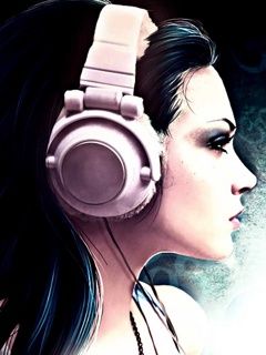 Garota Estilosa com Fones