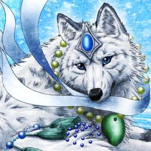 Lobo Branco Majestoso