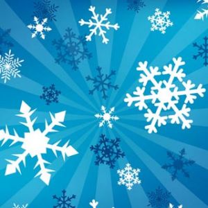 Fundo de Flocos de Neve de Inverno