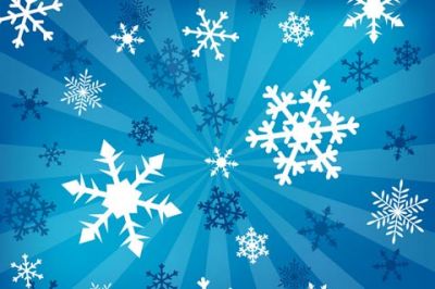 Fundo de Flocos de Neve de Inverno