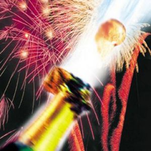 Celebração com Fogos de Artifício