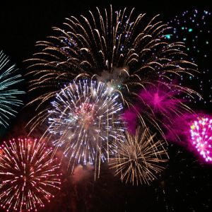 Fogos de Artifício Coloridos