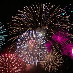 Fogos de Artifício Coloridos