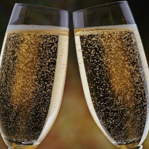Brinde com Champagne