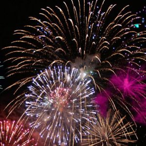 Fogos de Artifício Coloridos