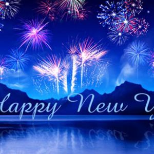 Celebração de Fogos de Artifício de Ano Novo