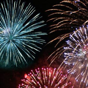 Fogos de Artifício Coloridos