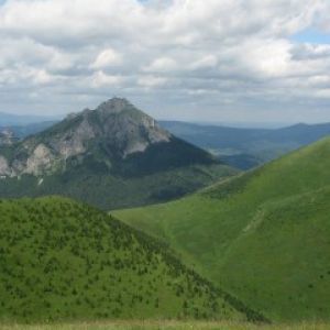 Paisagem montanhosa majestosa