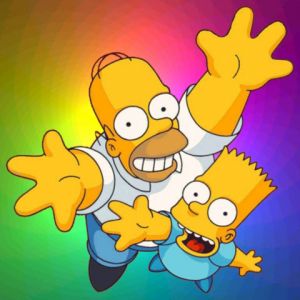 Homer e Bart Simpson