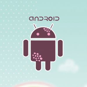 Papel de Parede do Personagem Android Fofo