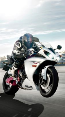 Yamaha Motocicleta de Corrida - wallpaper preview