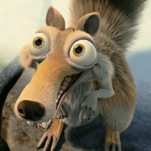Personagem Scrat da Era do Gelo